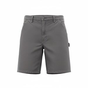 Carhartt Men's Charcoal carpenter Flat Front Shorts durable